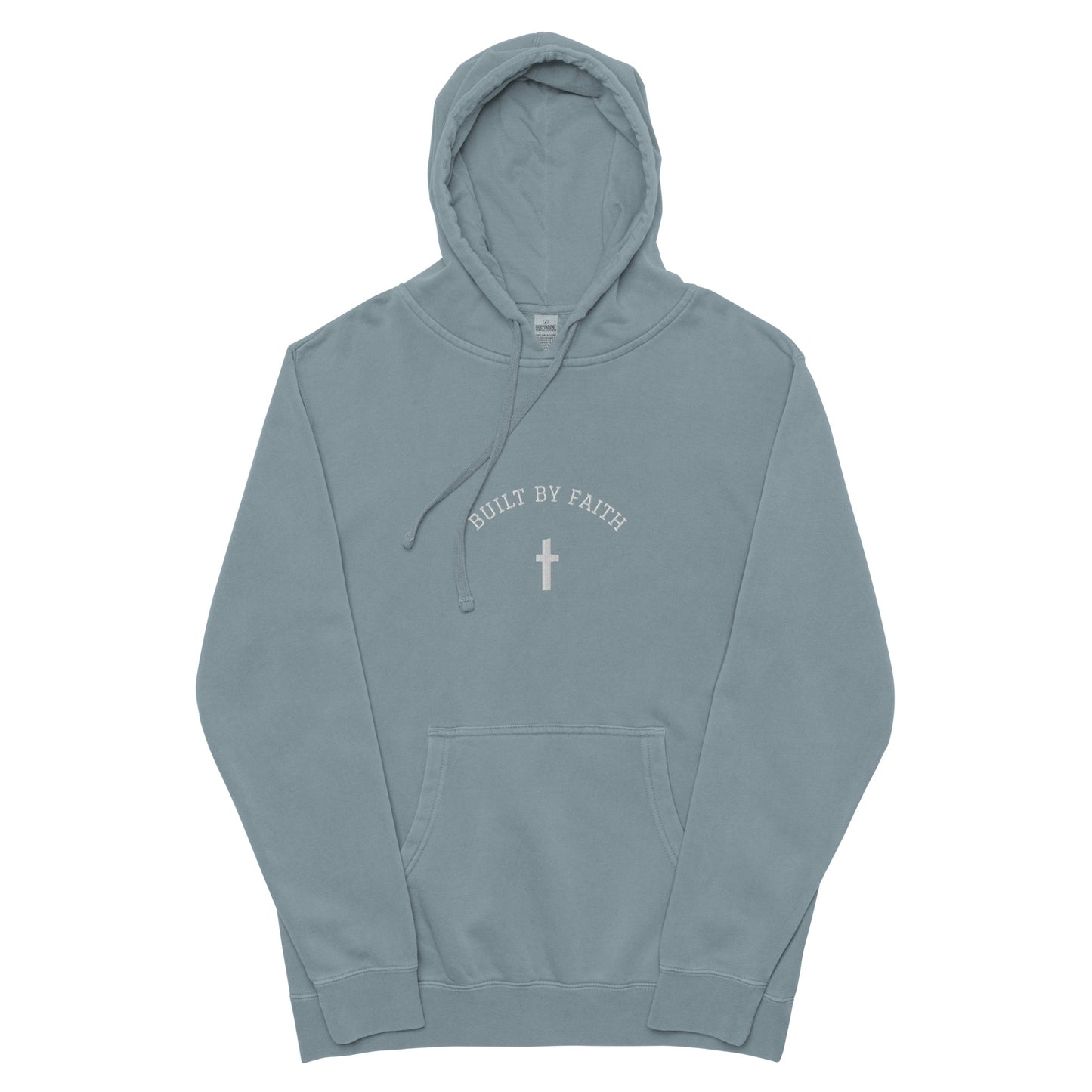 COLLEGE HOODIE IN SLATE BLUE
